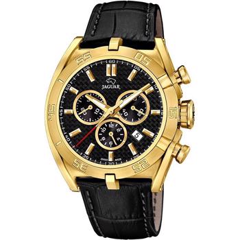 Executive Chrono Forgyldt stål Batteridrevet quartz Herre ur fra Jaguar, J858_3